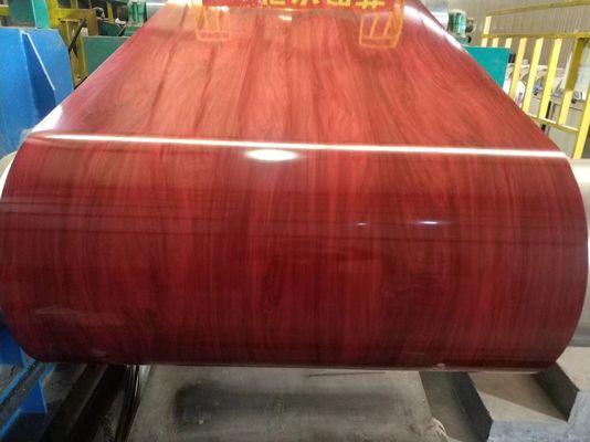 Z100-275 bobine di acciaio prefinite PPGI Legno e grano di pietra