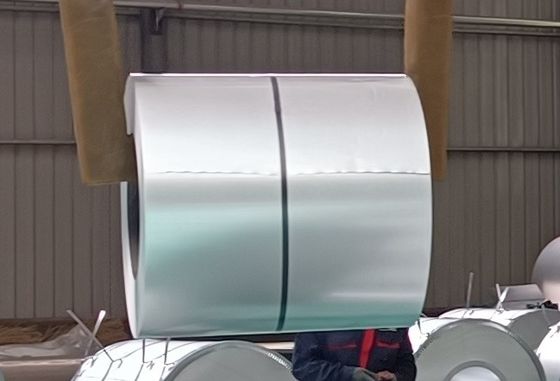 AZ120 Regolare Spangle Galvalume Steel Coils ASTM A792M 55% Aluzinc Metal Coils