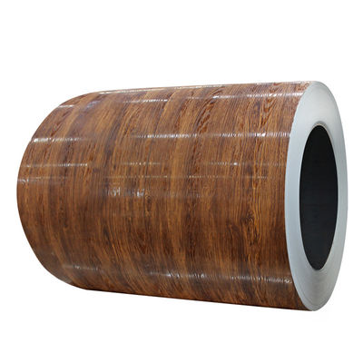 Stampa a grain di legno, copertura a colori, bobina PPGL, bobina in acciaio Z275 PVDF DX51D