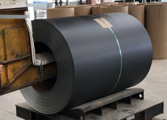 Verniciato in colore nero con texture Super HDP Beckers Z275 Matt PPGI Preverniciato