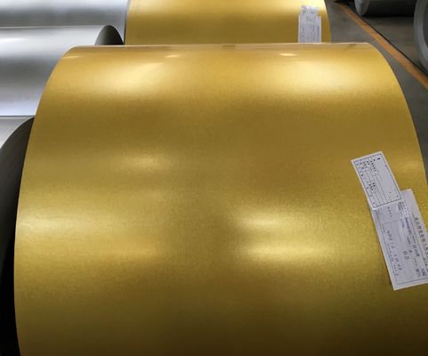 AZ70 Gold Anti-Finger Print Hot Dip Galvalume Metal Coil GL 55% ALU-ZINC Coils G550/SCG570 Full Hard Grade