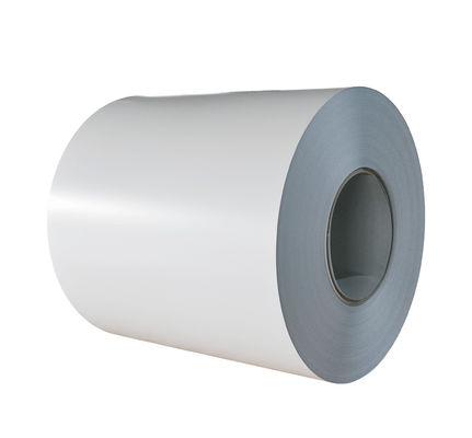 Bianco di traffico 0,75 mm 1250 mm Z220 PPGI bobine di rivestimento a colori pre-dipinte DX51D per pannelli di parete per tetti a profilo
