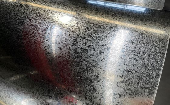 EN10143 lamiera di acciaio galvanizzato in bobine cromata 6+ non incollata utilizzata per pavimenti