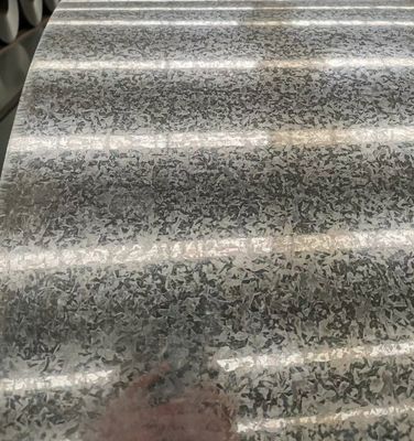 ASTM A653M CS-TypeB Fogli di acciaio galvanizzato a spangolo regolare in bobine non ripiegate