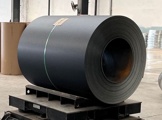 Fogli di acciaio rivestiti in colore con tessitura RAL9004 nero a maglia opaca, calibro 28
