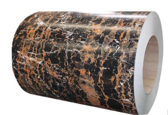 3003 H24 H26 bobina di marmo in alluminio 1.0×1200 PVDF colorato rivestimento murale in alluminio modello personalizzato 50 anni di garanzia