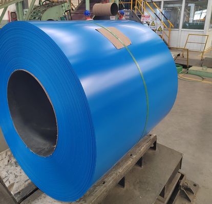 PVDF valspar Z275gColor Coated Steel Coil G550 Pre-Painted Galvanized Steel Sheet 30 anni Garanzia per l'uso di progetti di fascia alta