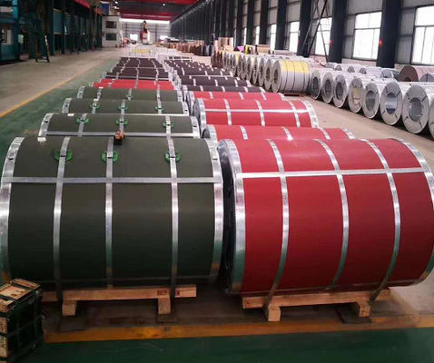 Coil in acciaio colorato rivestito con tessitura matta AZ150 Pre-pintato Galvalume Acciaio Base Metal 20 anni di garanzia Beckers Poliestere