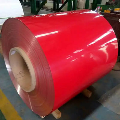 Dx51d SGCC PPGI Color Coated Prepainted Galvanized Steel Coil per il materiale di copertura