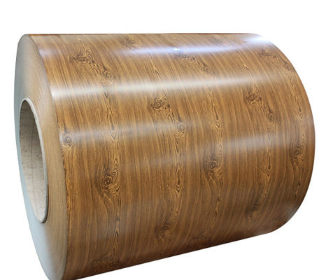 1.2mm PVDF bobina di alluminio a grano di legno 3003H24 bobina a colori Printech 50 anni di garanzia bobina rivestita a colori Printech