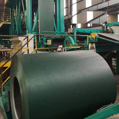 Grade50 Z275 PPGI RAL6020 0,50×1250 HDP PVDF 30 anni Matt Coil di acciaio tessuto Verniciato Tetto metallo in acciaio galvanizzato
