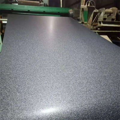 Carbone di legna RAL7024 Acciaio a filo PVDF PPGl G90=Z275 Tessuto Matto Preverniciato Acciaio Galvanizzato