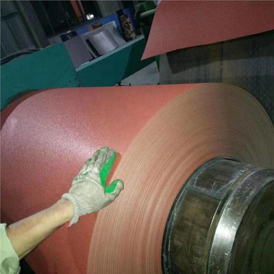 Matte a rughe PPGI bobina in acciaio Z120 tessuto pre-dipinto colorato pannello del tetto piastrelle Beckers RMP 15 anni di garanzia