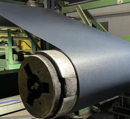 Tessuto Matt Pre-divertito Galvalume Steel Coil AZ165g RAL7024 Grigio colore pannello del tetto Piastrelle Beckers HDP-40 anni di garanzia