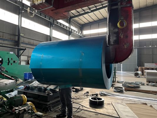 Spangle regolare 55% Aluzinc AZ100 0,4 mm Materiali per il tetto Galvalume Coil di acciaio passivato