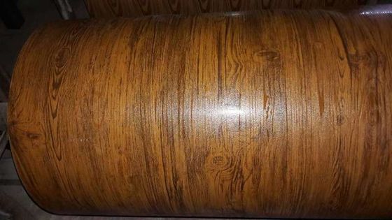 PVDF Wood Grain 3003H24 bobina di alluminio bobina a colori di stampa 50 anni di garanzia bobina rivestita a colori di stampa