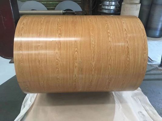 Superficie di grain di legno, stampe, bobina rivestita di colore