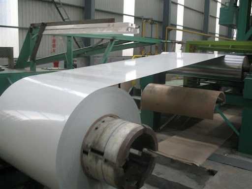 AZM150+/-20 PPGL RAL9003 Single White PPAL CS-B pannelli corrugati di tetto piastrelle di foglio di colore bobina acciaio alucinato pre-verniciato