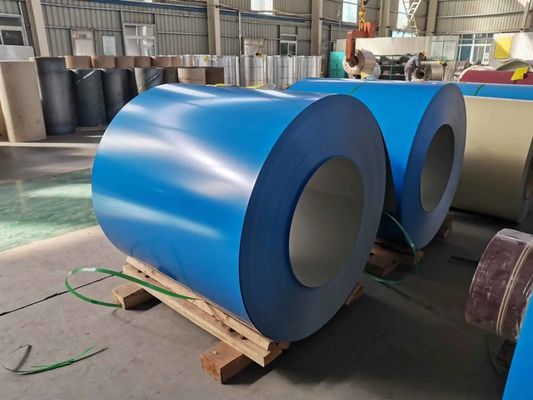 Ral Color Coated in Stock Gi PPGI PPGL bobina di acciaio galvanizzato con caldo immerso ASTM 0,35 mm 0,45 mm zinco per foglio di tetto