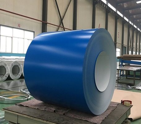 RAL5020 Ocean Blue PE HDP PVDF Color Coated Aluminum Coil 3003 H24 H26 100MEK Resistenza