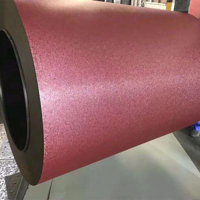 RAL3005 0,50*1250 PPGI HDP Z275 30 anni Matt Tessuto Sherwin Williams Verniciato Acciaio Galvanizzato Tetto ondulato