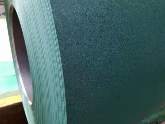 RAL6020 0,50*1040 PPGL AZ165 HDP PVDF 30 anni Matt Textured Steel Coil Beckers Verniciato Galvanizzato Acciaio Metallico Tetto