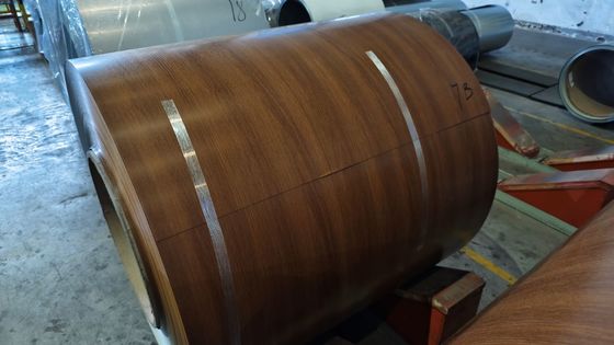 Canada pannelli metallici del tetto 40 anni di garanzia con 0,60 mm HDP Dark Oak Printech Verniciato bobina d'acciaio