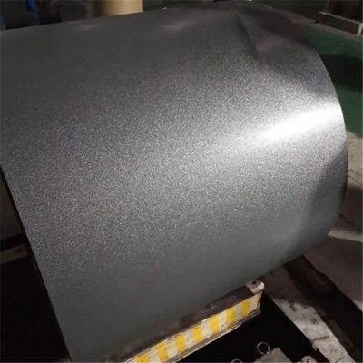 PVDF PPGl Z275 Tessuto Matt RAL9005 RAL9004 Pre-verniciato Acciaio Galvanizzato Nero Piastrelle di tetto ondulate