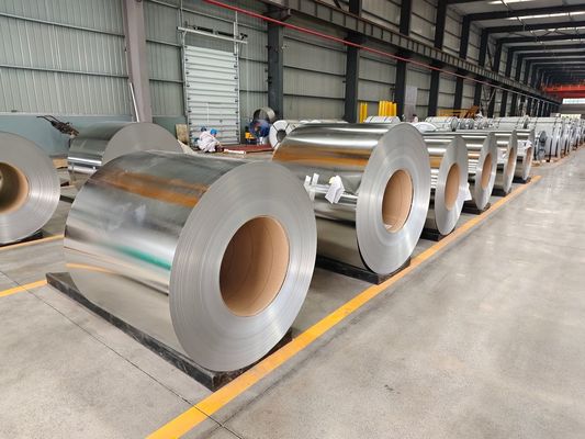 Fogli di acciaio rivestiti di stagno BA T4 2.8/2.8 bobina di stagno elettrolitico ad alta resistenza per prodotti in lattina in aerosol