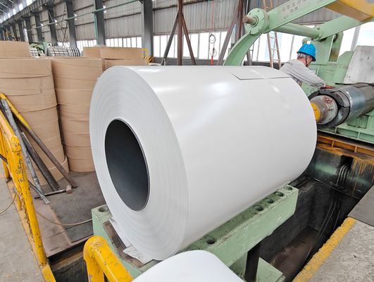 0.50*1250 Mercato europeo Coil in acciaio verniciato Vernice PE 10 anni Garanzia Z100 Coil rivestito di colore galvanizzato