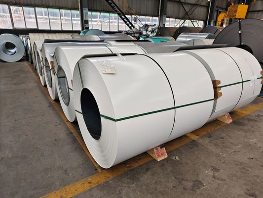RAL9002 bobina di acciaio bianco utilizzata per porte rotanti strisce di bobine zincate Z100 dipinte