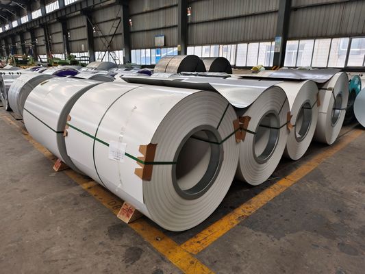AZ150 Aluzinc Galvalumed Color Coated Steel Coil - personalizzare il colore 20-45 micron di rivestimento organico